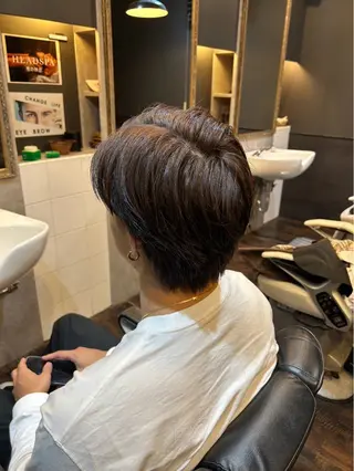 ミディアム メンズ 🌟夜から通える🌟 メンズ専門店長RENのヘアスタイル