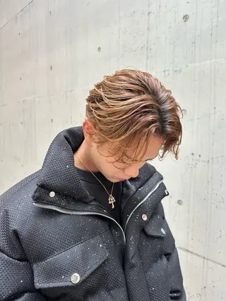 ミディアム 【pia】 江田岳斗のヘアスタイル