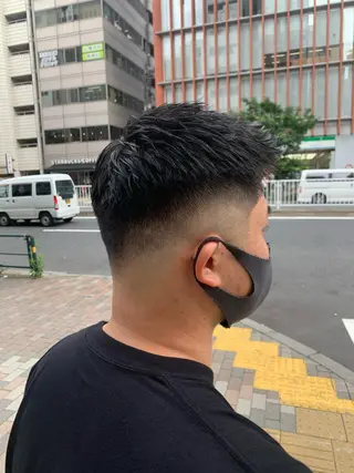 ショート メンズ ‪🌿パーマ大好評 メンズ特化🌿ワタルのヘアスタイル