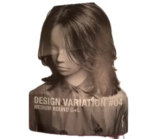 ミディアム 千田 珠子のヘアスタイル