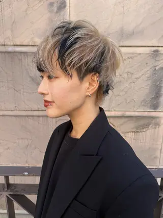 セミロング カラー ヘアアレンジ 渡邉 舞のヘアスタイル