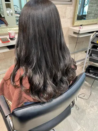 ロング カラー 🤍韓国風ヘア 柴田真帆🤍のヘアスタイル