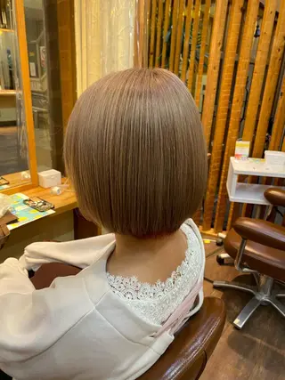 ショート カラー パーマ ヘアアレンジ メンズ キッズ ネイル マツエク・マツパ アイブロウ 🌈髪質改善・美髪矯 正・平野瀬乃🌈のヘアスタイル