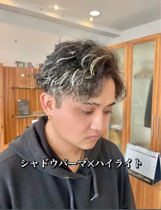 ショート カラー パーマ メンズ 【パーマ特化美容師】 🔥Yoshiyaのヘアスタイル