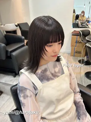 ミディアム カラー パーマ ヘアアレンジ メンズ ワット 原宿のヘアスタイル