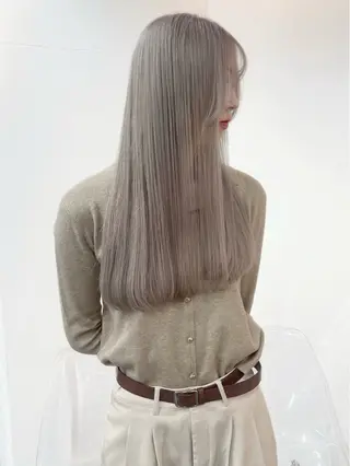 ロング キダアヤカ/ 梅田/ベージュカラーのヘアスタイル