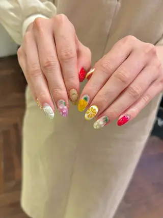 ネイル 阿部 まきほのヘアスタイル