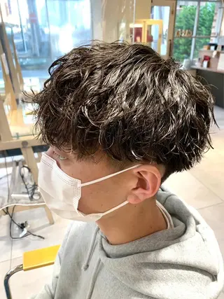 メンズ 鈴木弥月/大人ボブ× 透明感カラーのヘアスタイル