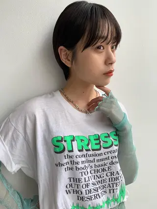 ショート ボブ/顔まわりカット 💫大澤奈緒美のヘアスタイル