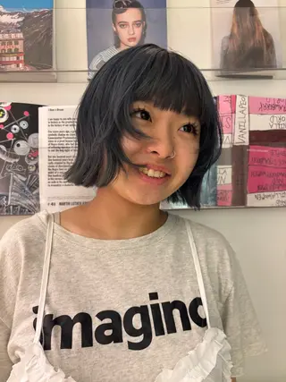 ショート saya/似合わせ /透明感カラーのヘアスタイル