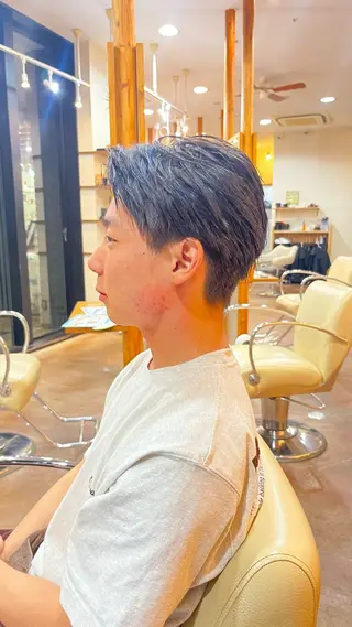 メンズ しみず ちかえのヘアスタイル