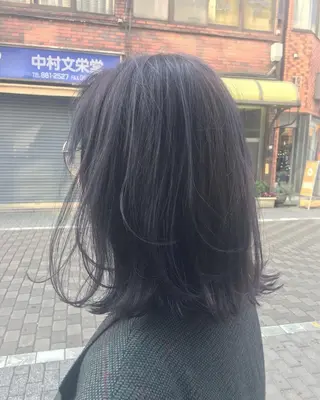 ミディアム カラー ヘアアレンジ 縮毛矯正 髪質改善寺坂雄飛💐のヘアスタイル