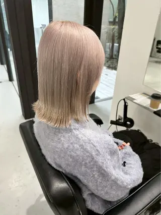 ミディアム カラー カラーモデル募集中 /新潟万代/かこ🩵のヘアスタイル