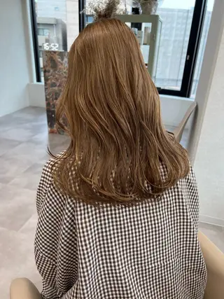 セミロング カラー ダブルカラー🩰 CHIHIRO👒のヘアスタイル