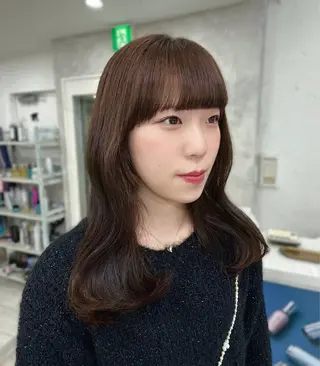 ミディアム Eleanor 熊谷 macoのヘアスタイル