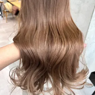 ロング カラー ブリーチなし 暖色カラー/井上あいのヘアスタイル