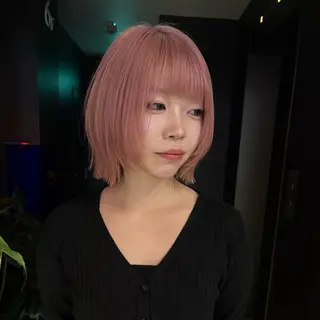 カラー ミルクティーベージュ ／ひかる🌟のヘアスタイル