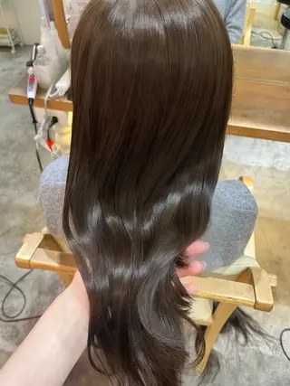 ミディアム 小顔カット/韓国 カラー🌙shikiのヘアスタイル