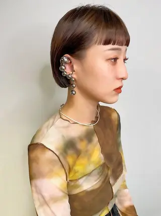 ショート ボブ特化✨ 松本竜之介のヘアスタイル