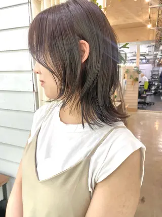 ミディアム カラー GiseL博多筑紫口 杏実のヘアスタイル