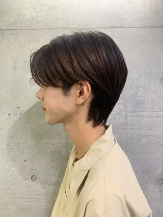 ショート カラー メンズ THE./ブリーチ 透感カラー/髪質改善のヘアスタイル