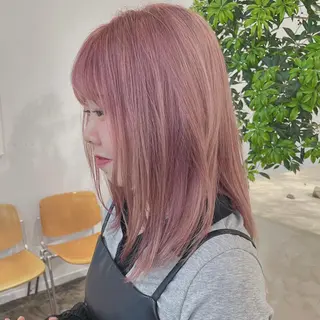 セミロング スギヤマ ショウゴのヘアスタイル