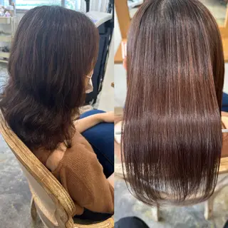 ミディアム 髪質改善×レイヤー 齊藤翔太のヘアスタイル