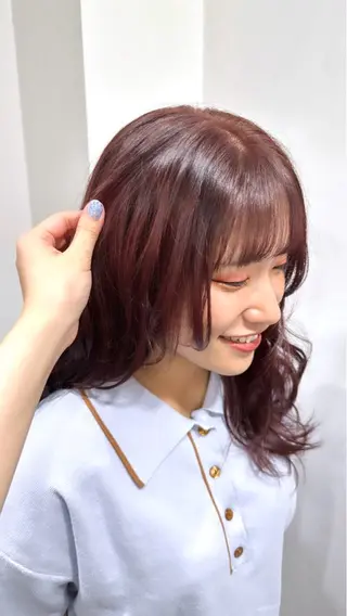 カラー noa / 郡山ボブ ×透明感カラーのヘアスタイル