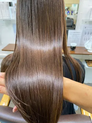 ロング カラー 【髪質改善】に特化 オリーブオイルクラブのヘアスタイル