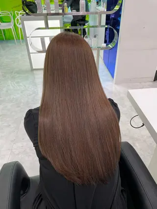 ロング カラー ヘアアレンジ 韓国メンズヘア 🪽maika🪽のヘアスタイル