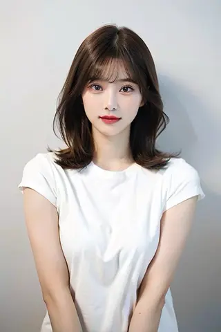 セミロング 🌈髪質改善🌈 過去の1艶サラ体験✨のヘアスタイル