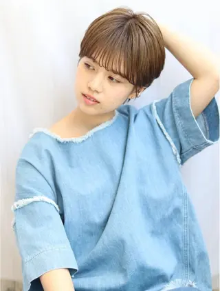 ショート ショートカット 💙hiyoriのヘアスタイル