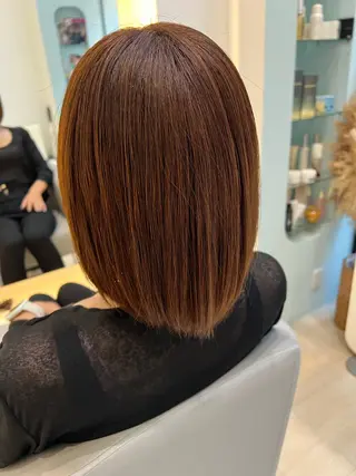 ミディアム カラー 堀井 凌平のヘアスタイル