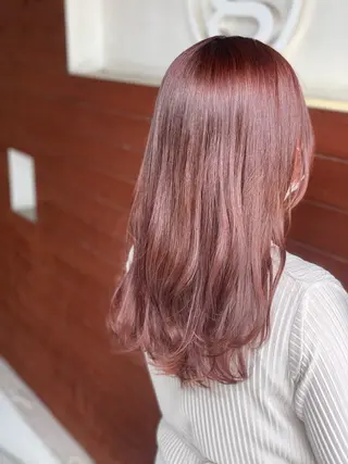 セミロング カラー 丸山 菜々子のヘアスタイル