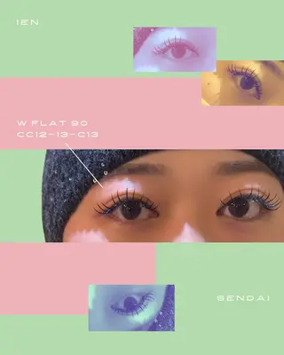 マツエク・マツパ 〖IEN〗Sena (セナ/世奈)のマツエク・マツパデザイン