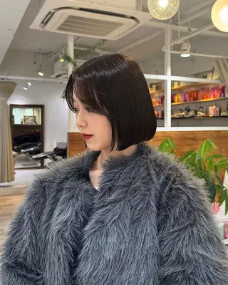 ミディアム カラー 𝙎𝙚𝙞𝙧𝙖 ☆カット/パーマのヘアスタイル