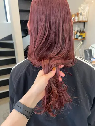 ロング miyabi🌙 大阪／梅田ヘアカラーのヘアスタイル