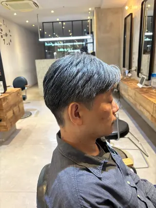 メンズ momoka/茶屋町 /艶髪カラーのヘアスタイル