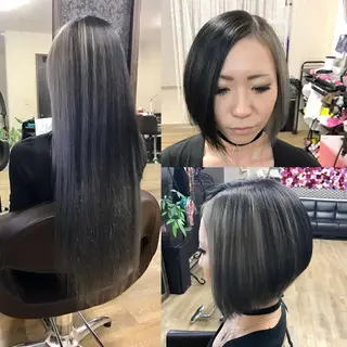 ショート カラー ヘアアレンジ 池田 景子のヘアスタイル