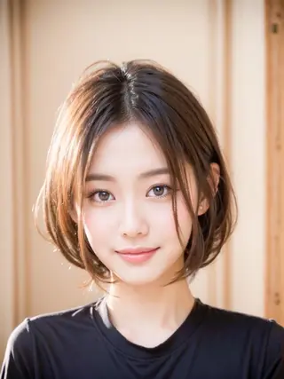 ショート 【公式】amble luxe池袋東口🩷のヘアスタイル