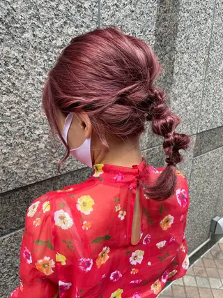 セミロング カラー 美髪矯正・レイヤー 倉友哉のヘアスタイル