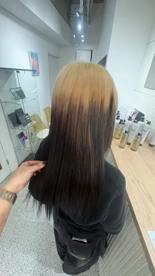 セミロング 【渋谷ハイトーン/ ブリーチ】ミサキ🎀のヘアスタイル