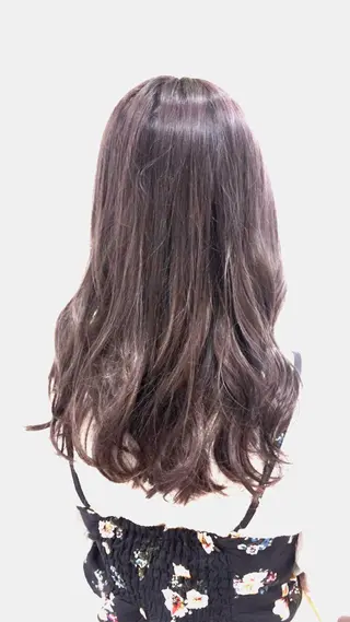 セミロング カラー sato manamiのヘアスタイル