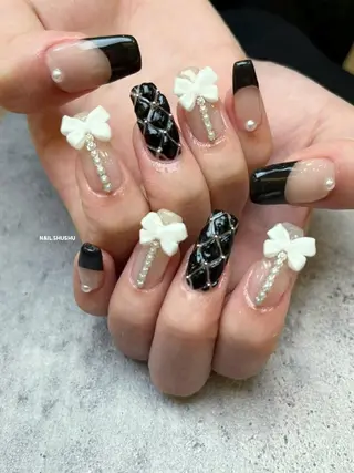 ネイル 3dパーツ/流行り 👧shushu❤️のネイルデザイン
