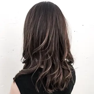 ロング カラー トミタ アツシのヘアスタイル