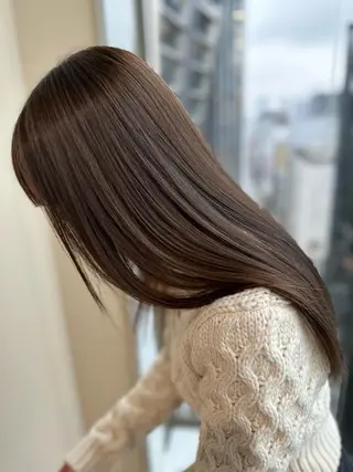 ロング パーマ 【1日2名様限定】 AFLOAT白川雄副のヘアスタイル