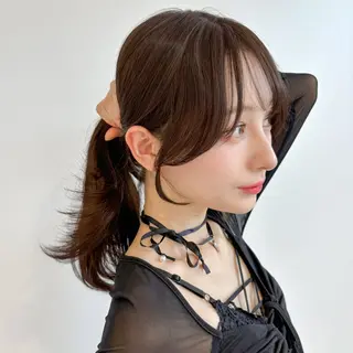 ロング 原宿/韓国レイヤー ボブ/顔周りYasuのヘアスタイル