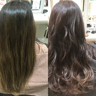 ロング カラー 似合う髪型が 分からない方へのヘアスタイル