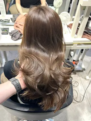 ロング 恵比寿韓国レイヤー× 艶透明感カラー大場のヘアスタイル