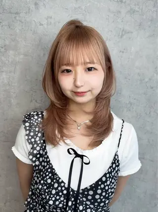 ミディアム トレンド韓国ヘア 🇰🇷のんのヘアスタイル